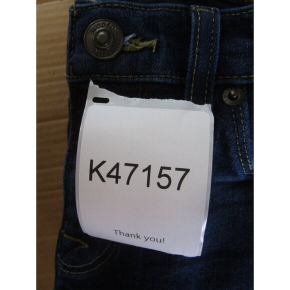 Hudson Jeans 26 Krista Super Skinny Grunge Denim Ripped Logo Stretch - Picture 14 of 14